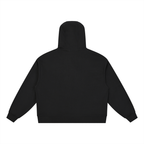 Boxy Button Placket Hoodie - Premium Fleece Gym Hoodie | BRACE