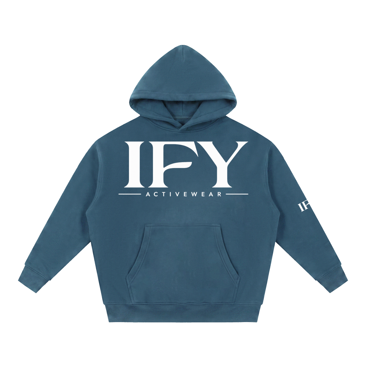 Essential Oversized Boxy Fit Fleece Hoodie
