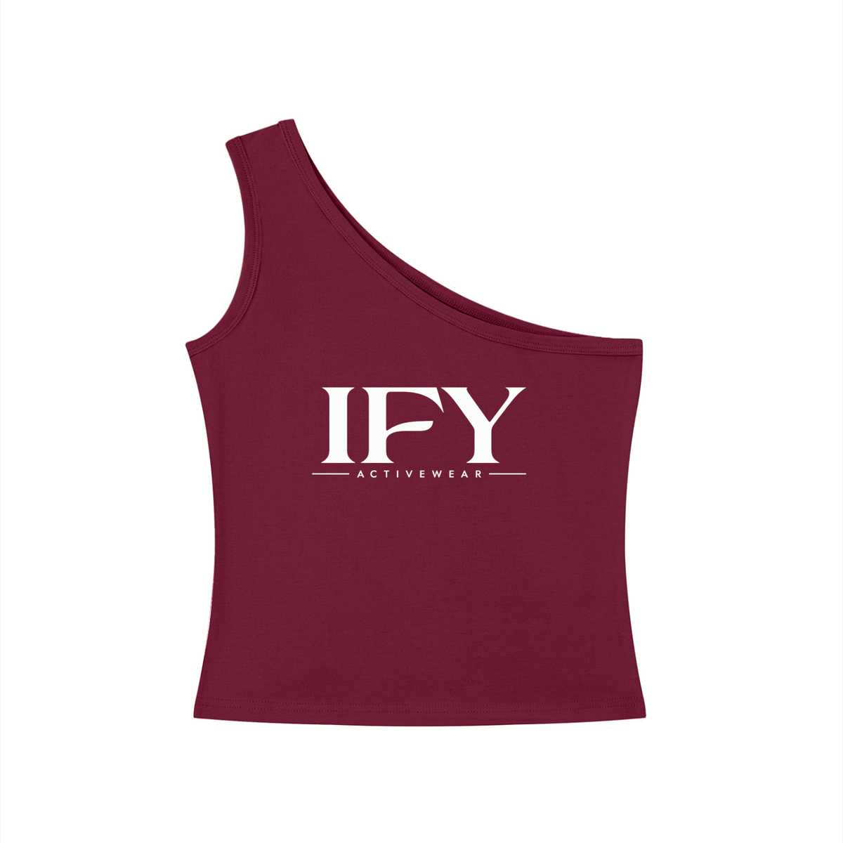 Women's One-Shoulder Crop Tank Top