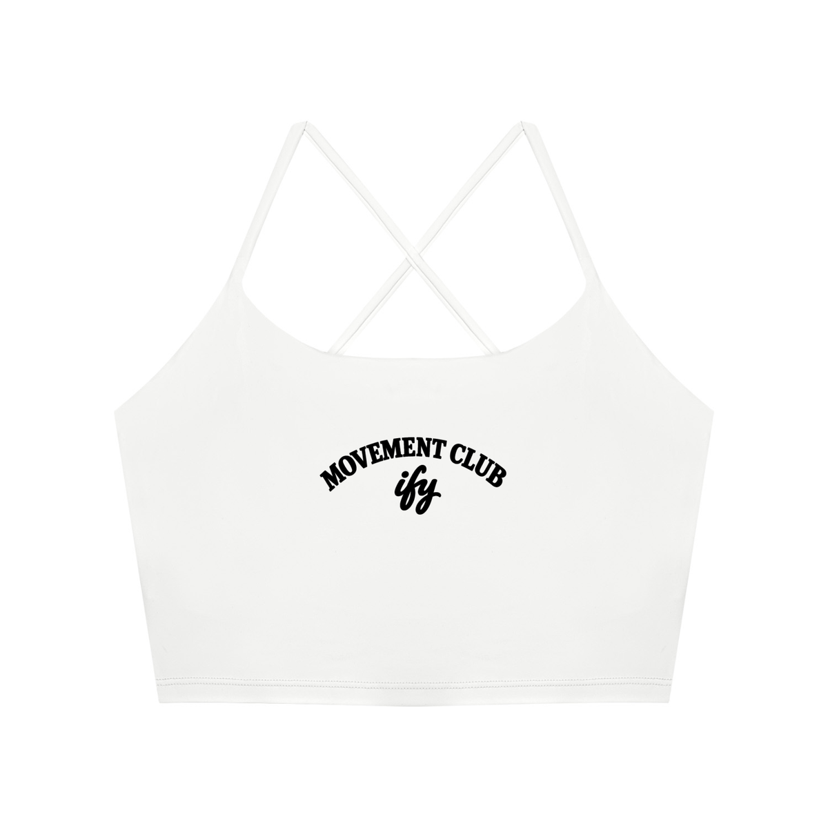 Ruched Cropped Yoga Tank Top