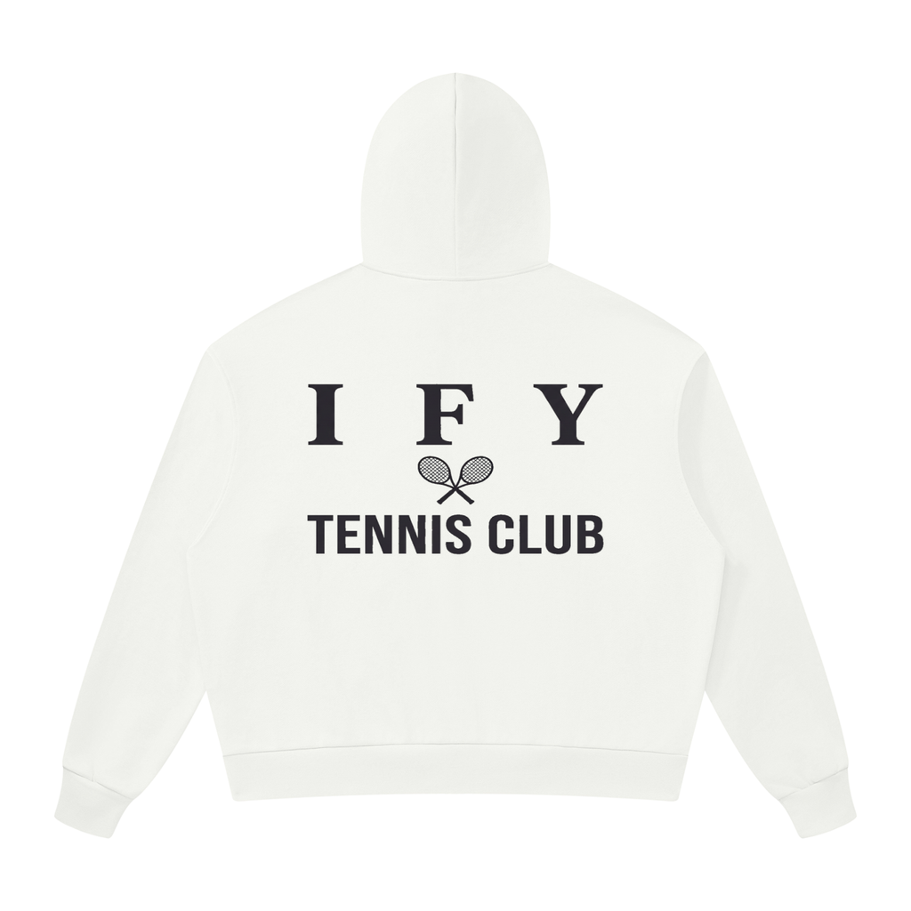 Drop Shoulder Full Zip Hoodie