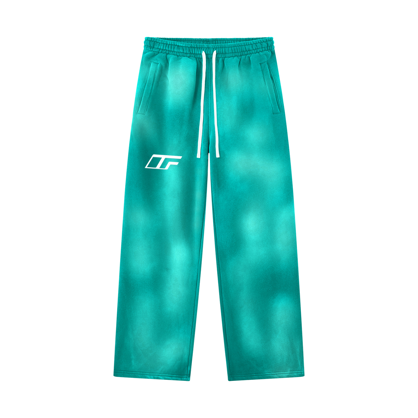 Unisex Sunfade Wide Leg Fleece Sweatpants