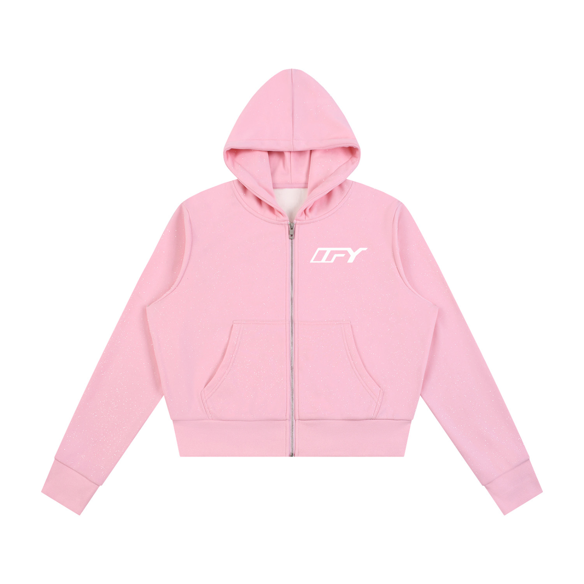 Women's Sparkles Fleece Full Zip Hoodie