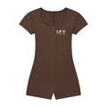 Dual-Function Cape Tie-Waist Romper