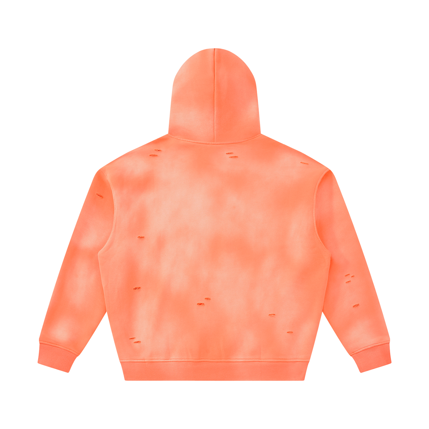 Unisex Frayed Fleece Hoodie for Ultimate Comfort and Style