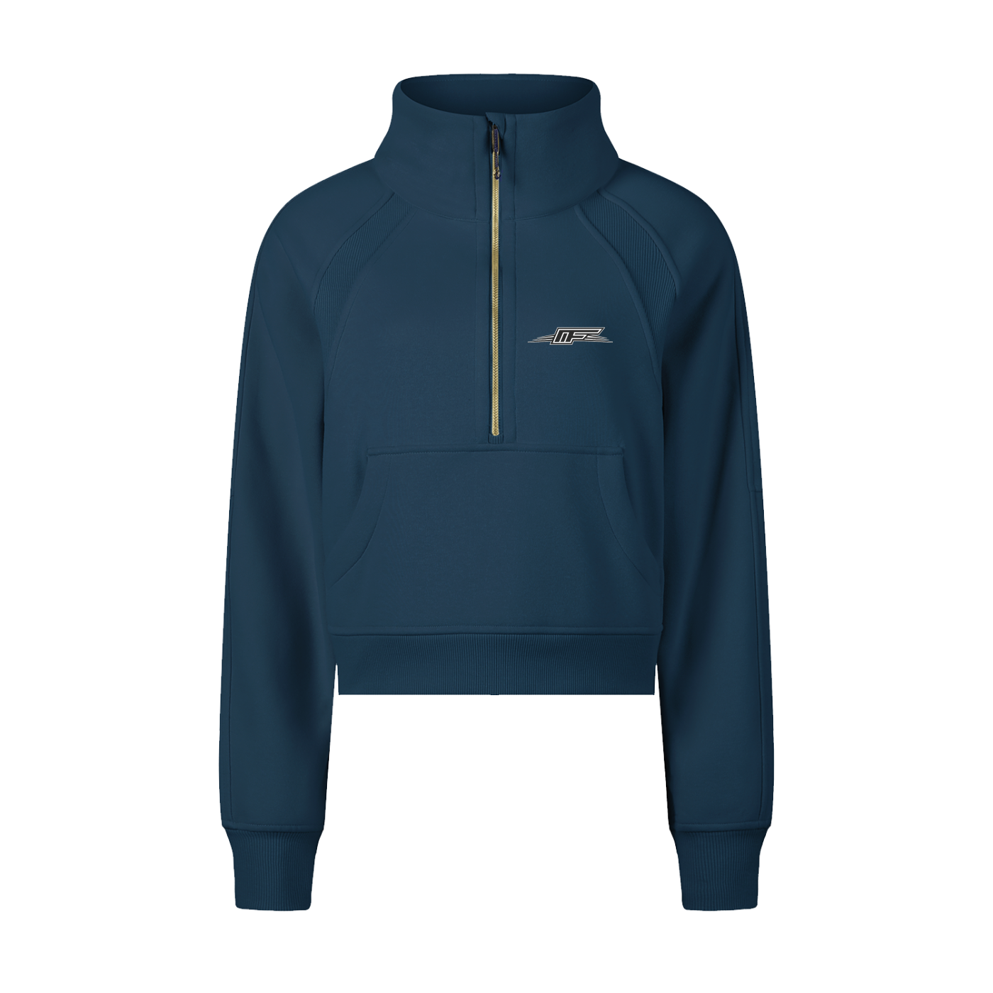 Cropped Half-Zip Sweatshirt – Your Go-To for Comfort and Style