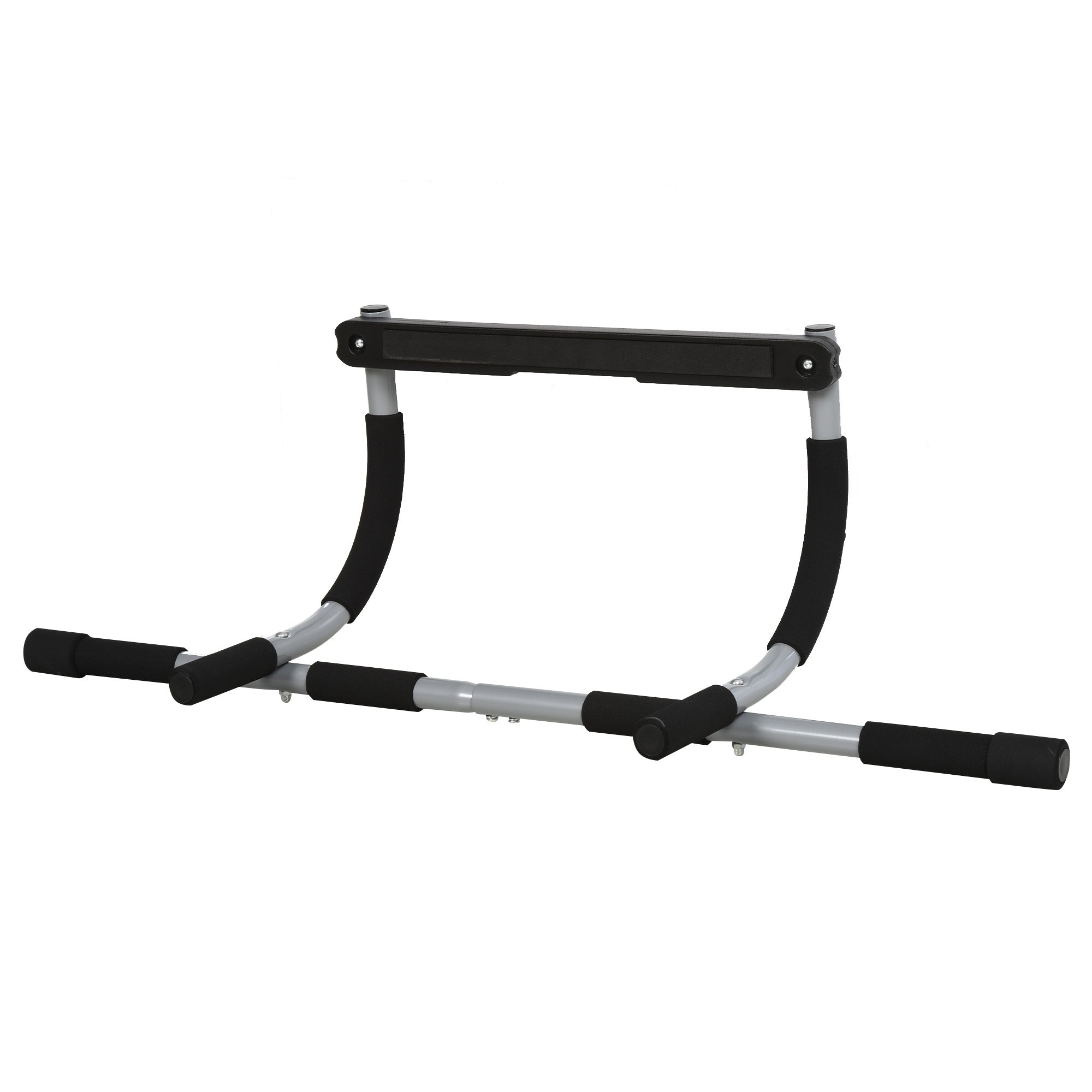 Pull Up Bar Doorway, Door Frame Chin Up Bar Push Up Bar For Home Gym Upper Body Workout, No Drilling Or Screws, Grey - IFY Sports