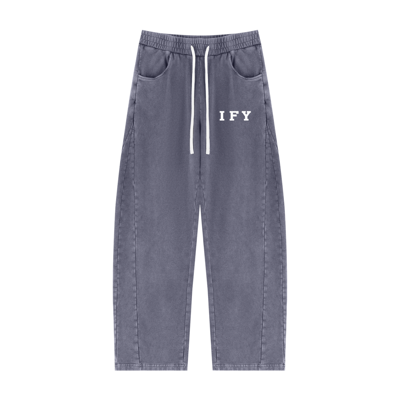 Unisex Mineral Wash Barrel Sweatpants