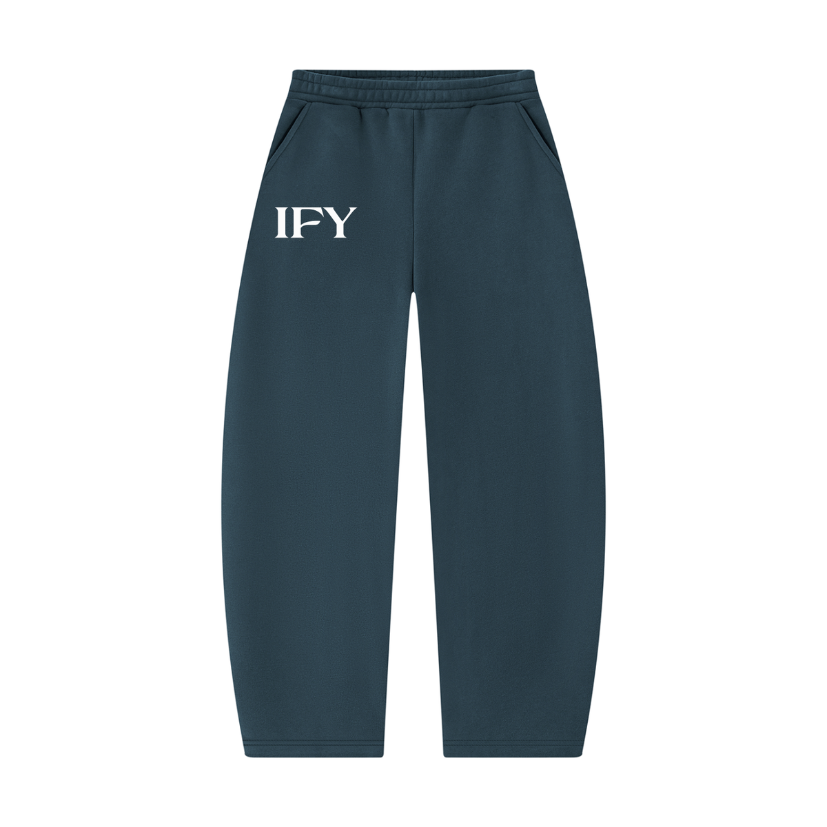 Unisex Barrel Leg Sweatpants
