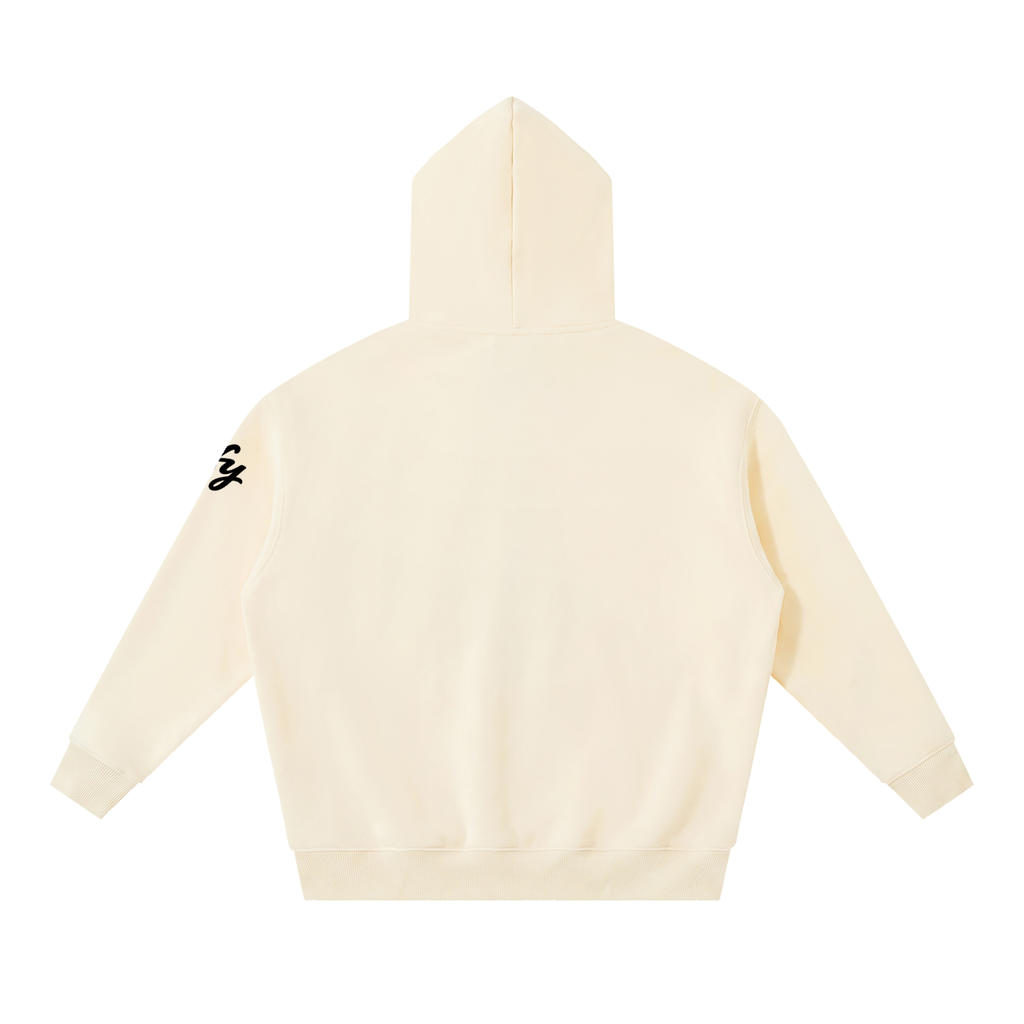 Unisex Oversized Boxy-Fit Fleece Hoodie