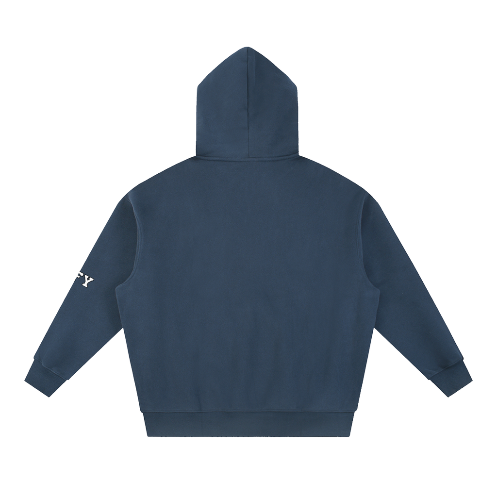 Essential Oversized Boxy Fit Fleece Hoodie