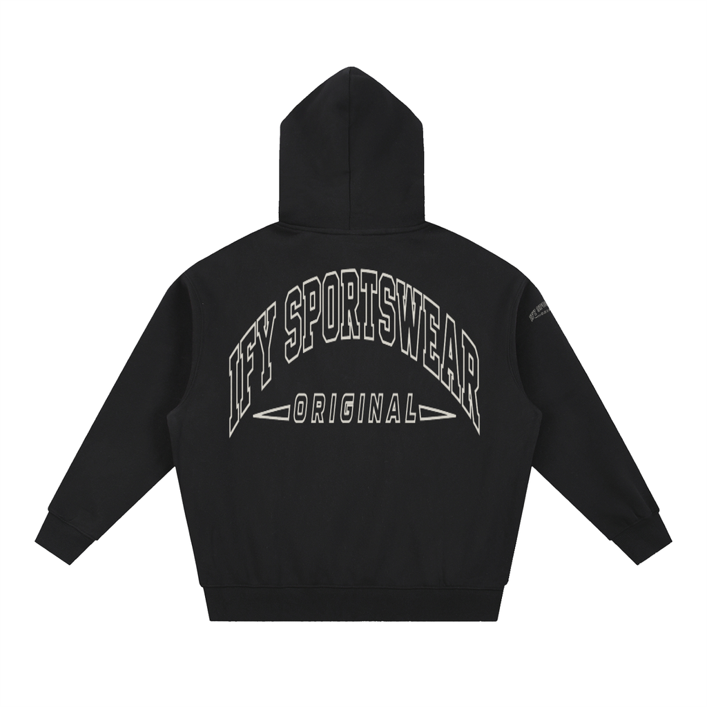 Oversized Boxy Fit Fleece Hoodie