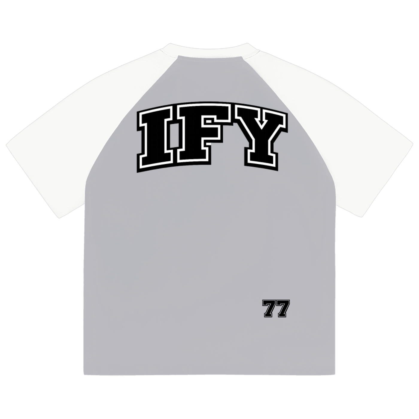 Color-Blocked Raglan Sleeve T-Shirt