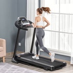 Folding Treadmill, 2.0HP Incline Treadmill Running Machine, 12.8 Km/h, With LED Display, Manual Incline, 12 Preset Programs, Drink & Phone Holder For Home Gym Fitness - IFY Sports