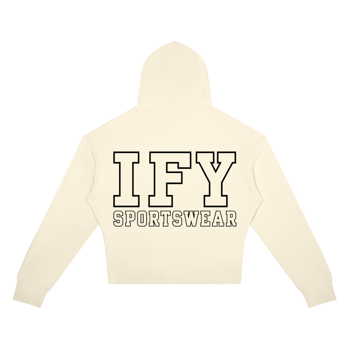 Crop Drop Shoulder Hoodie