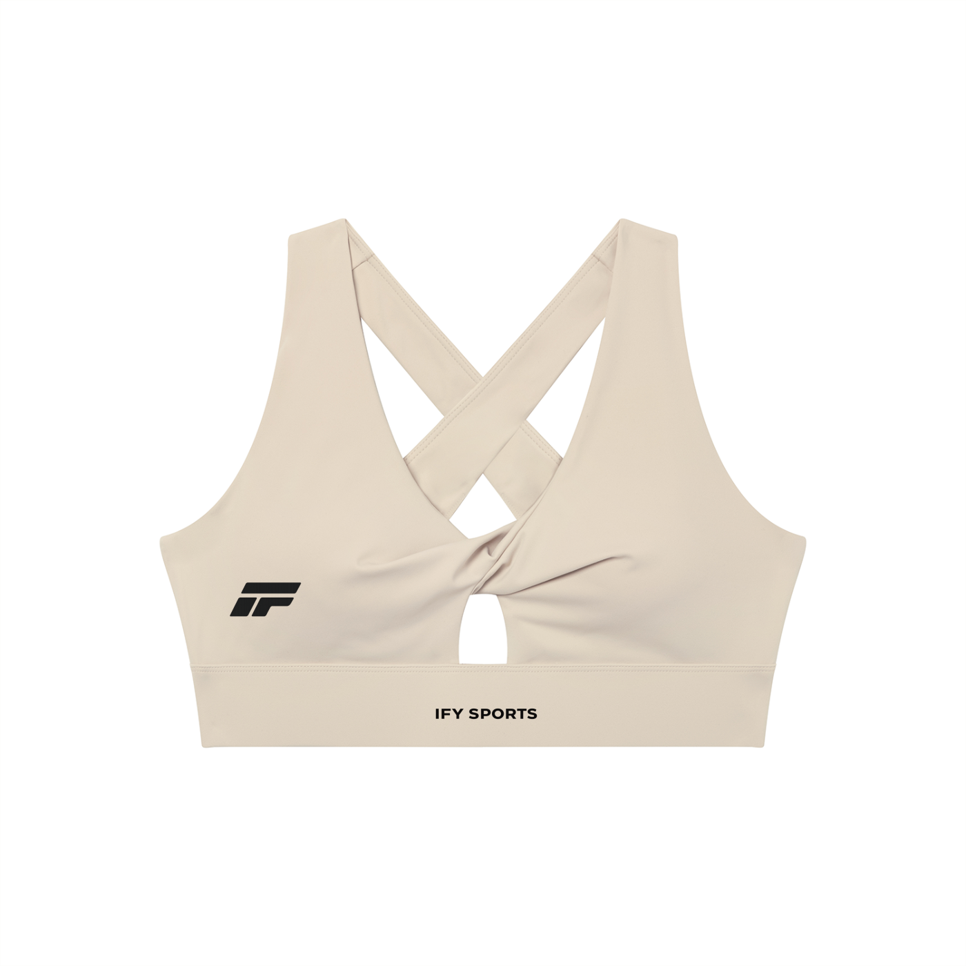 Women's Twist Front V-Neck Sports Bra