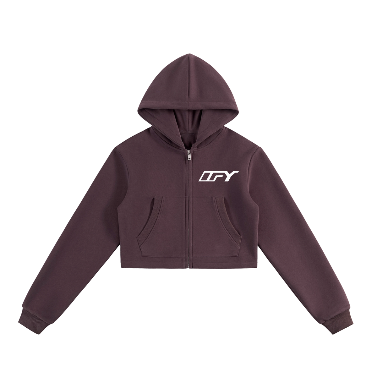 Stylish Cropped Zip-Up Hoodie for Women – Elevate Your Everyday Look