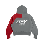 Unisex Color-Block Fleece Hoodie