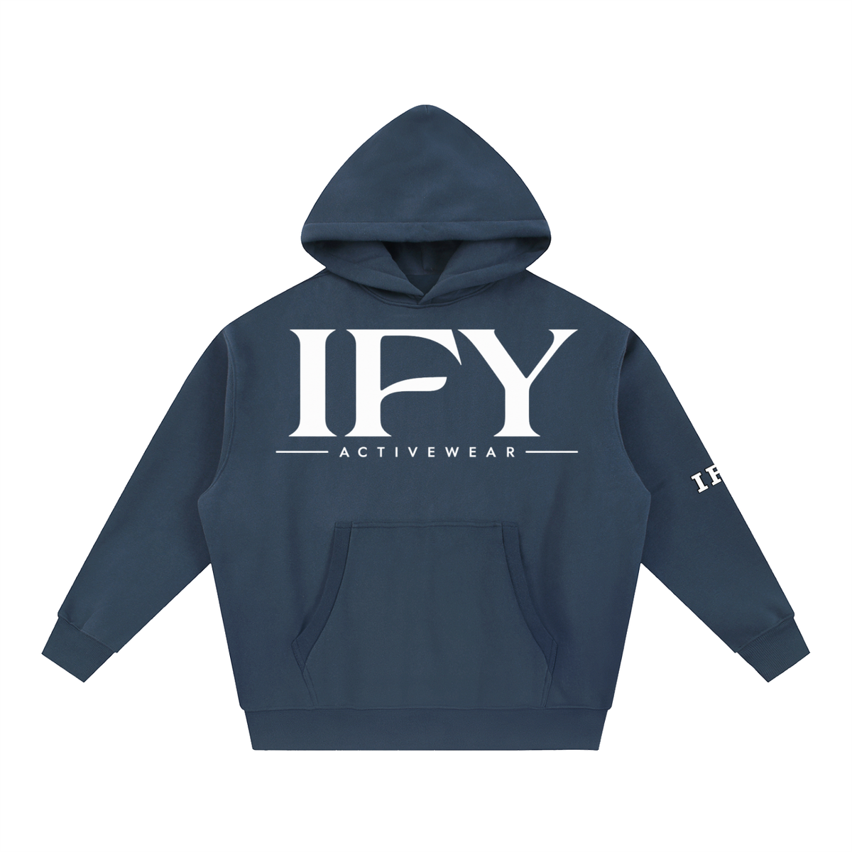 Essential Oversized Boxy Fit Fleece Hoodie
