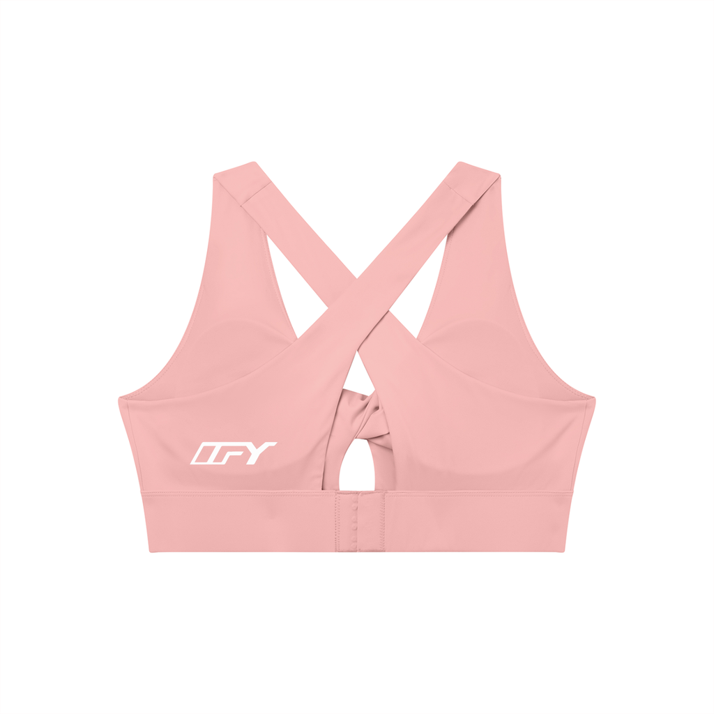 Elevate Your Workout with Our Women's Twist Front Sports Bra