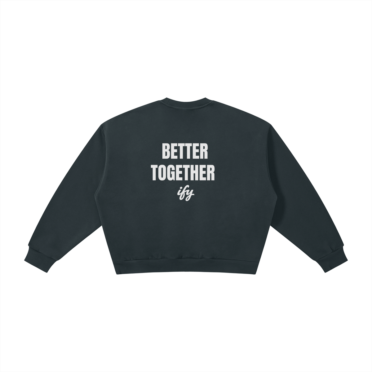 Boxy Fleece Crewneck Sweatshirt