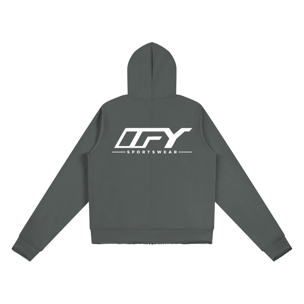 Women’s Raw Edge Full Zip Hoodie