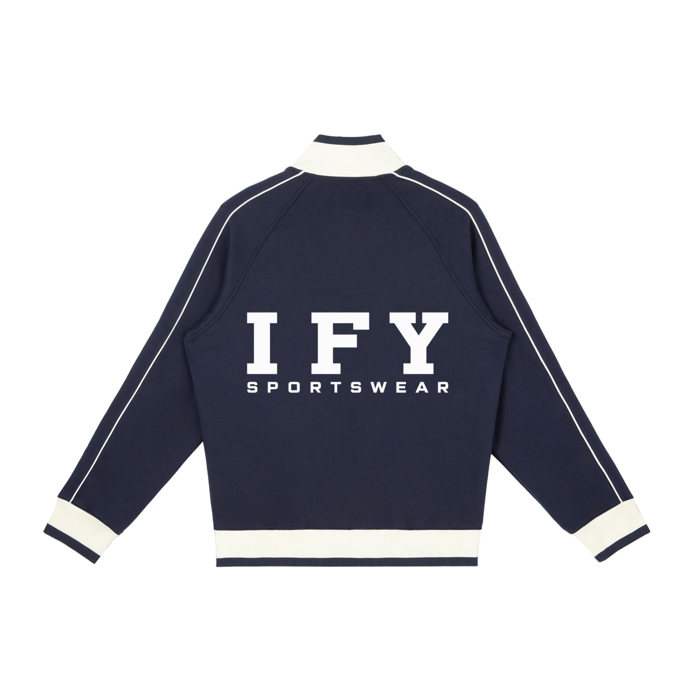Color Block Raglan Sleeve Zip Track Jacket