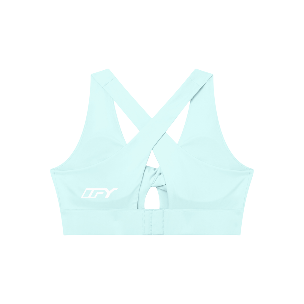 Elevate Your Workout with Our Women's Twist Front Sports Bra