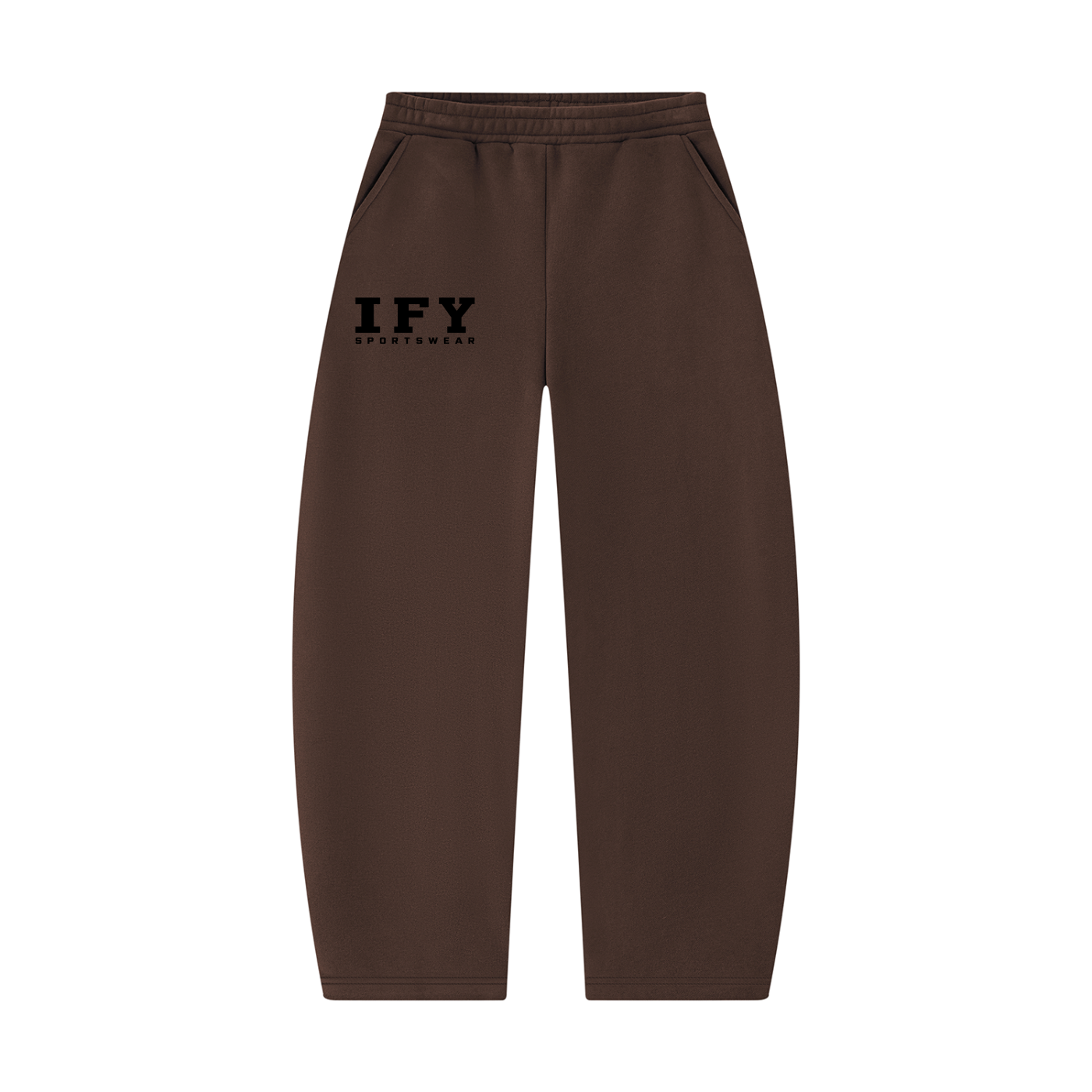 Unisex Barrel Leg Sweatpants