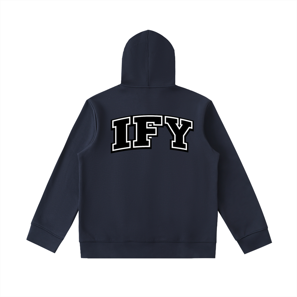 Embrace Comfort with Our Heavyweight High Neck Zip-Up Hoodie