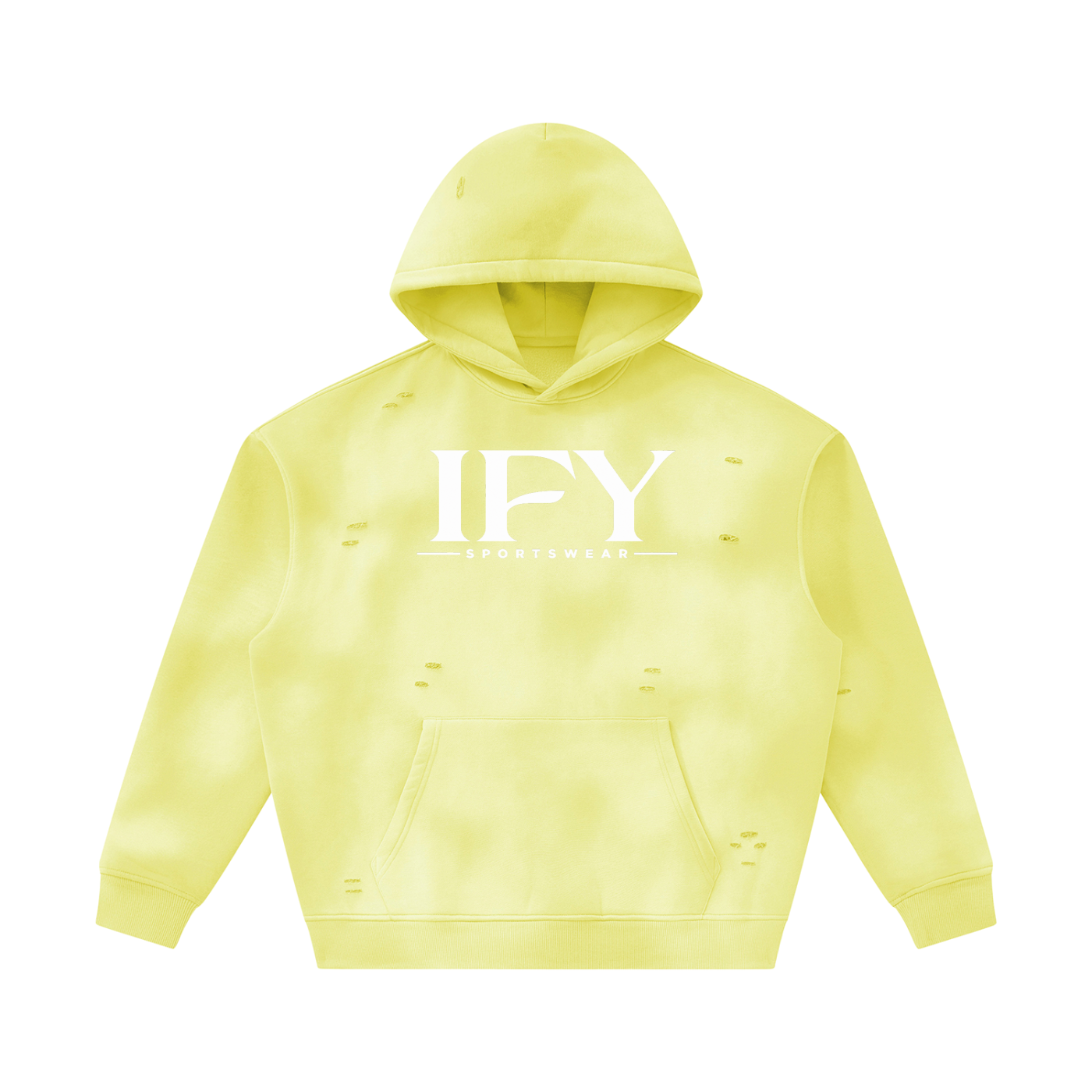 Unisex Frayed Fleece Hoodie for Ultimate Comfort and Style