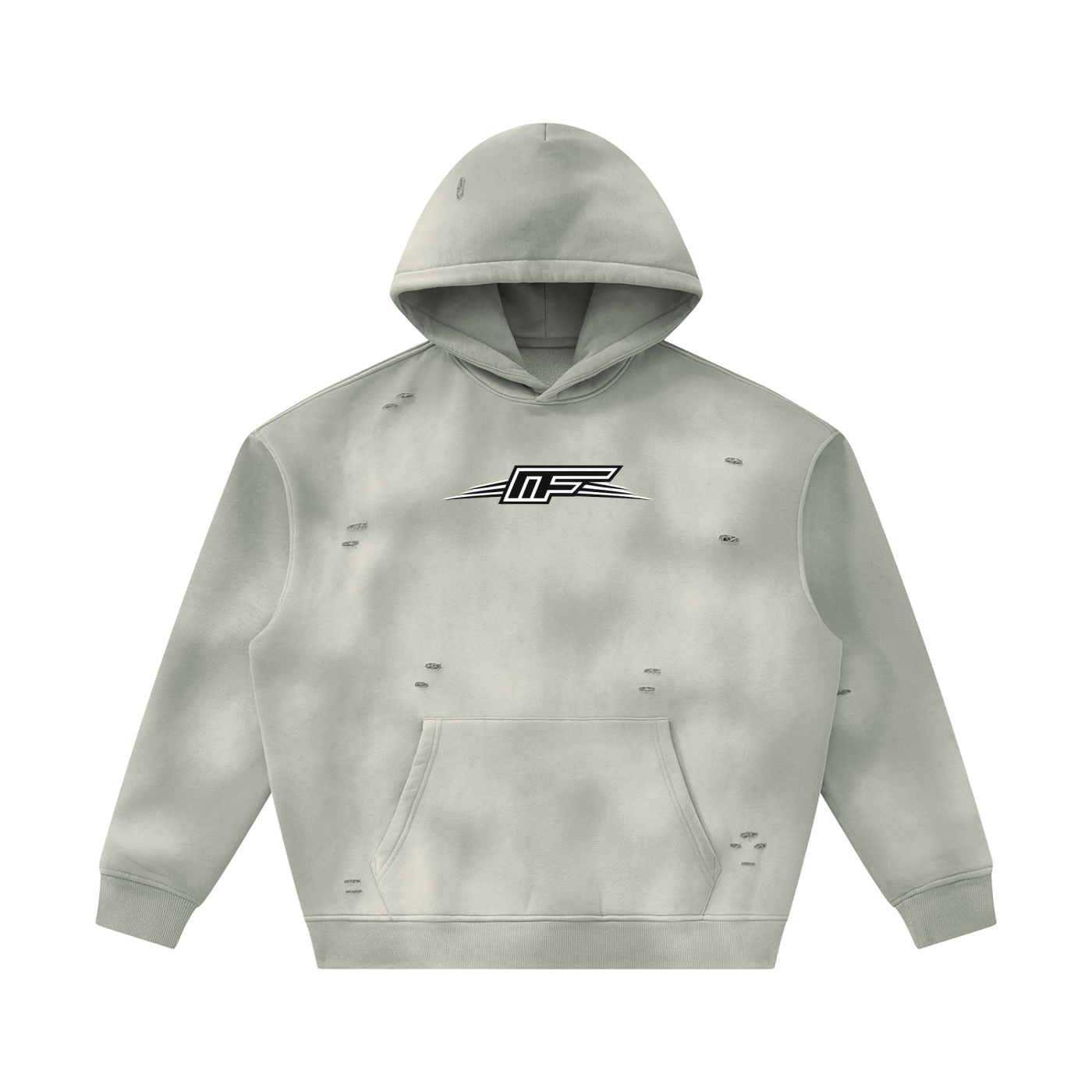 Unisex Frayed Fleece Hoodie - Elevate Your Casual Wardrobe