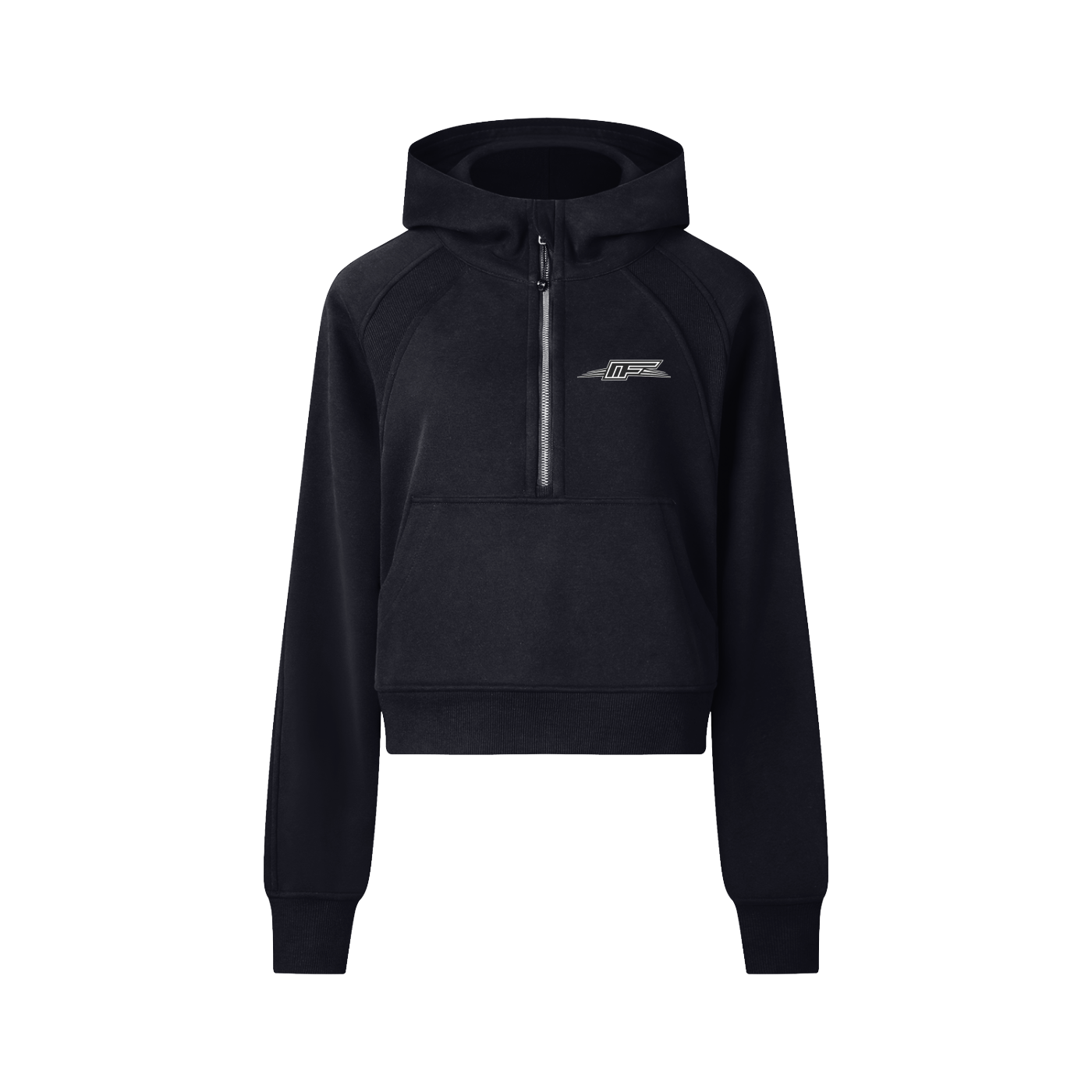 Stylish Cropped Half-Zip Hoodie for Women: Comfort Meets Versatility