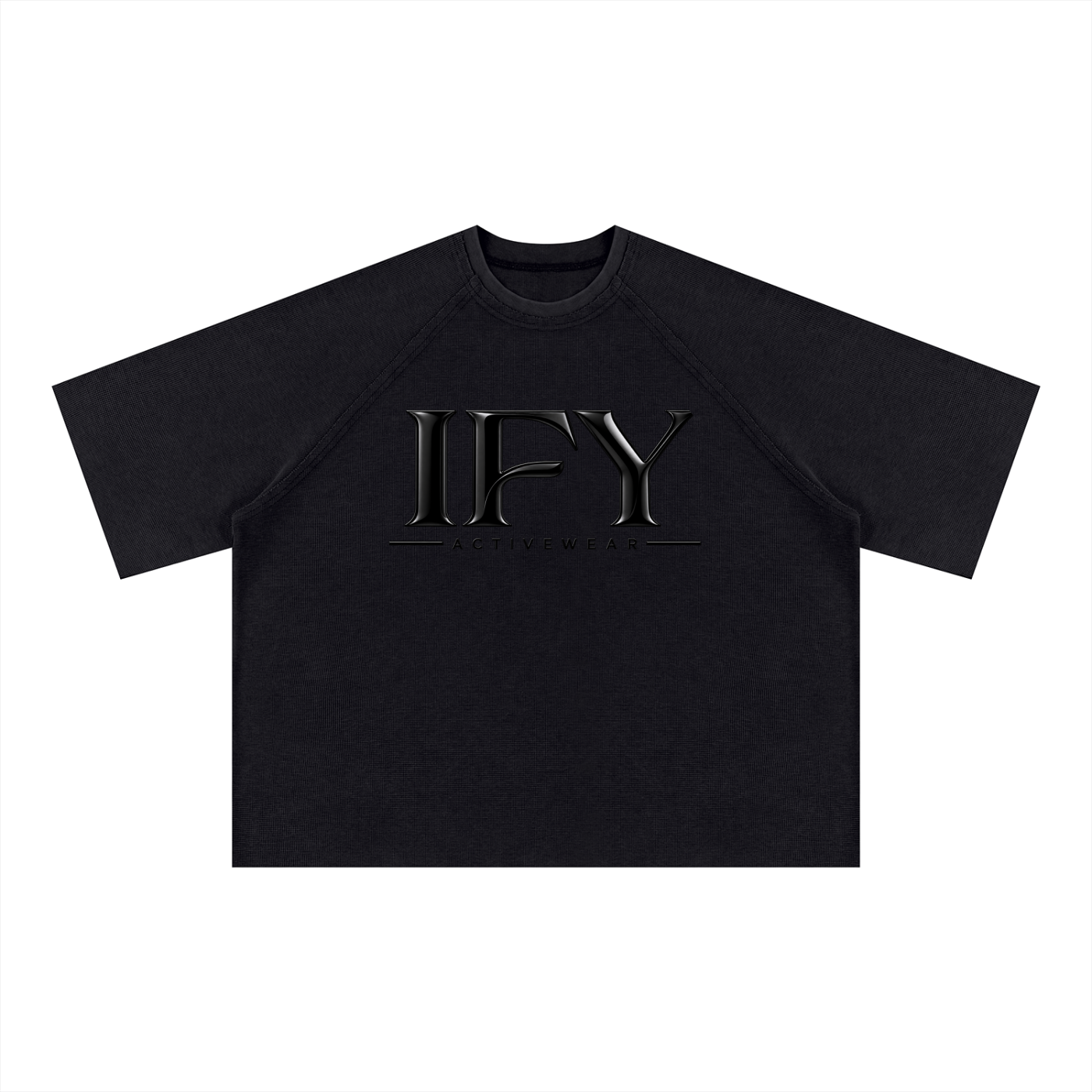Unisex Mineral Wash Boxy Waffle T-Shirt