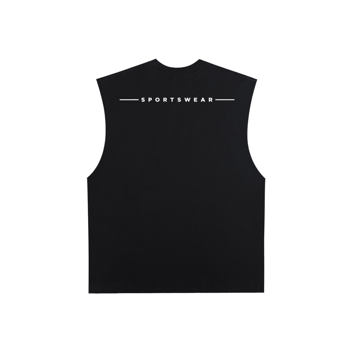 Raw Edge Cotton Tank Top