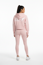 Cropped Zip-Through Hoodie
