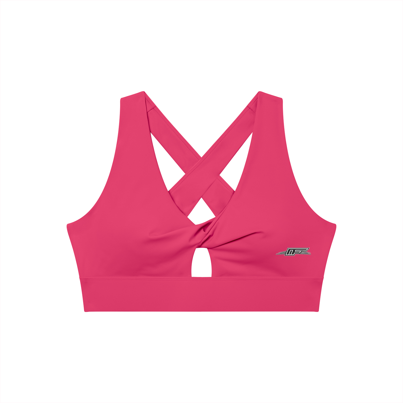 Elevate Your Workout with Our Women's Twist Front Sports Bra