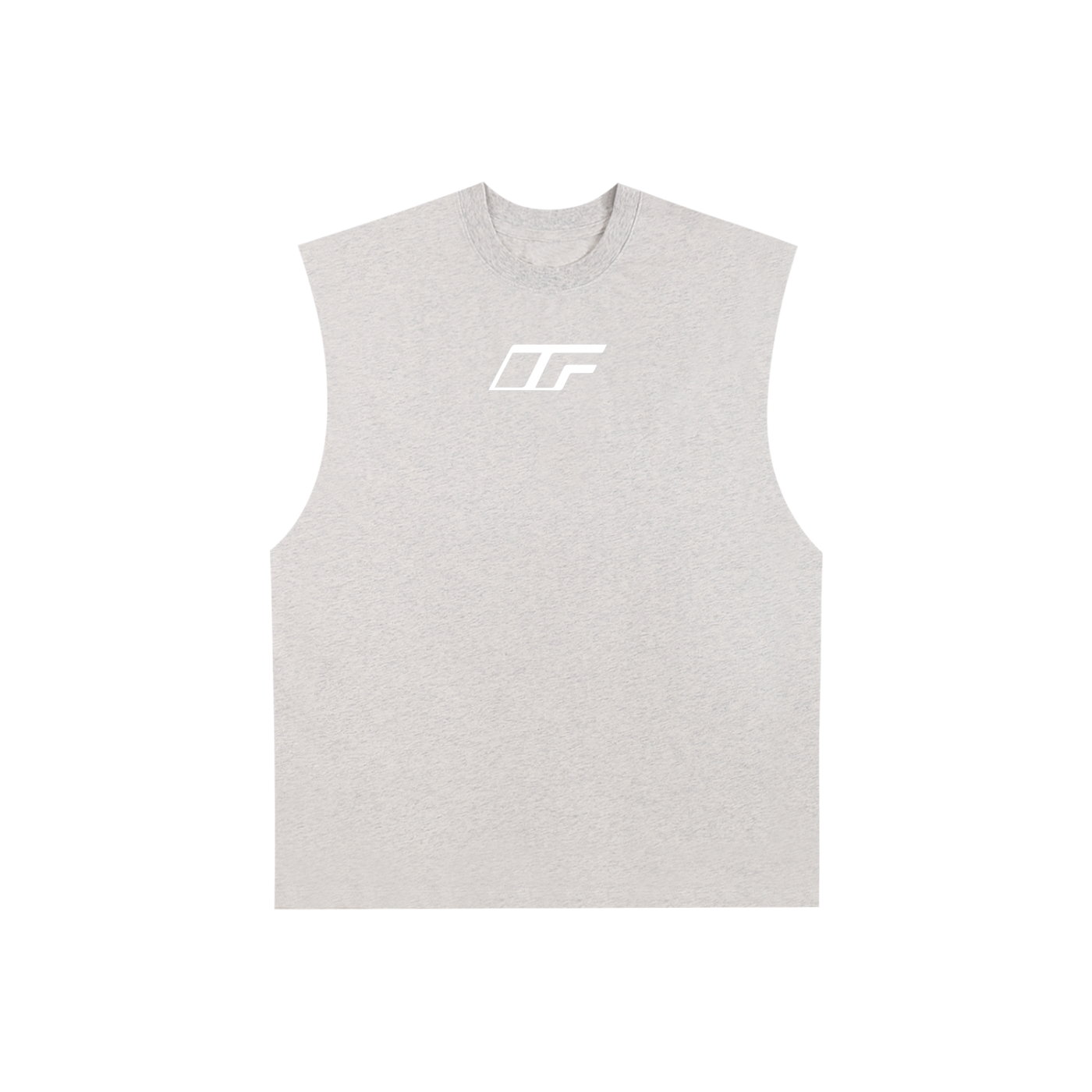 Raw Edge Cotton Tank Top