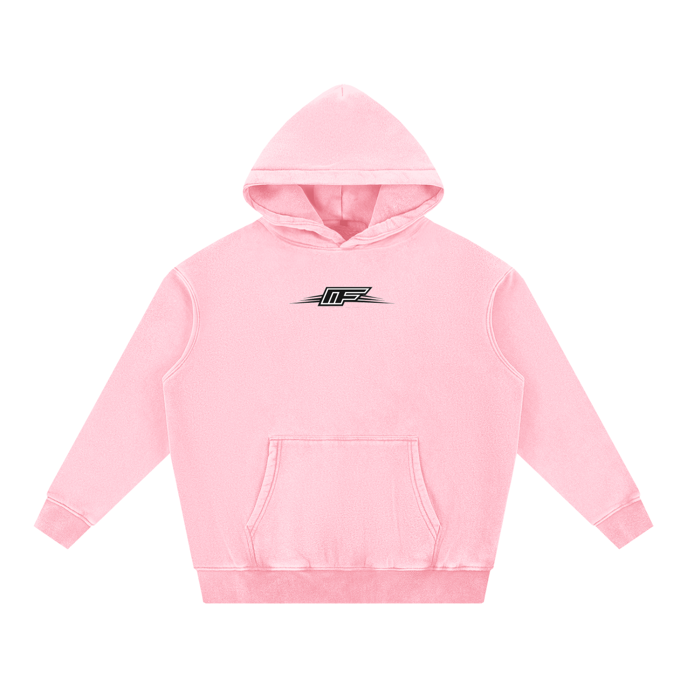 Snow Wash Fleece Oversize Hoodie