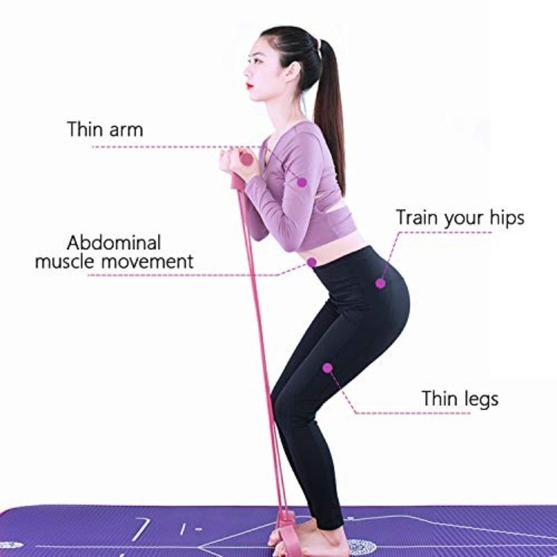Pink--Foot Press Resistance Band - IFY Sports