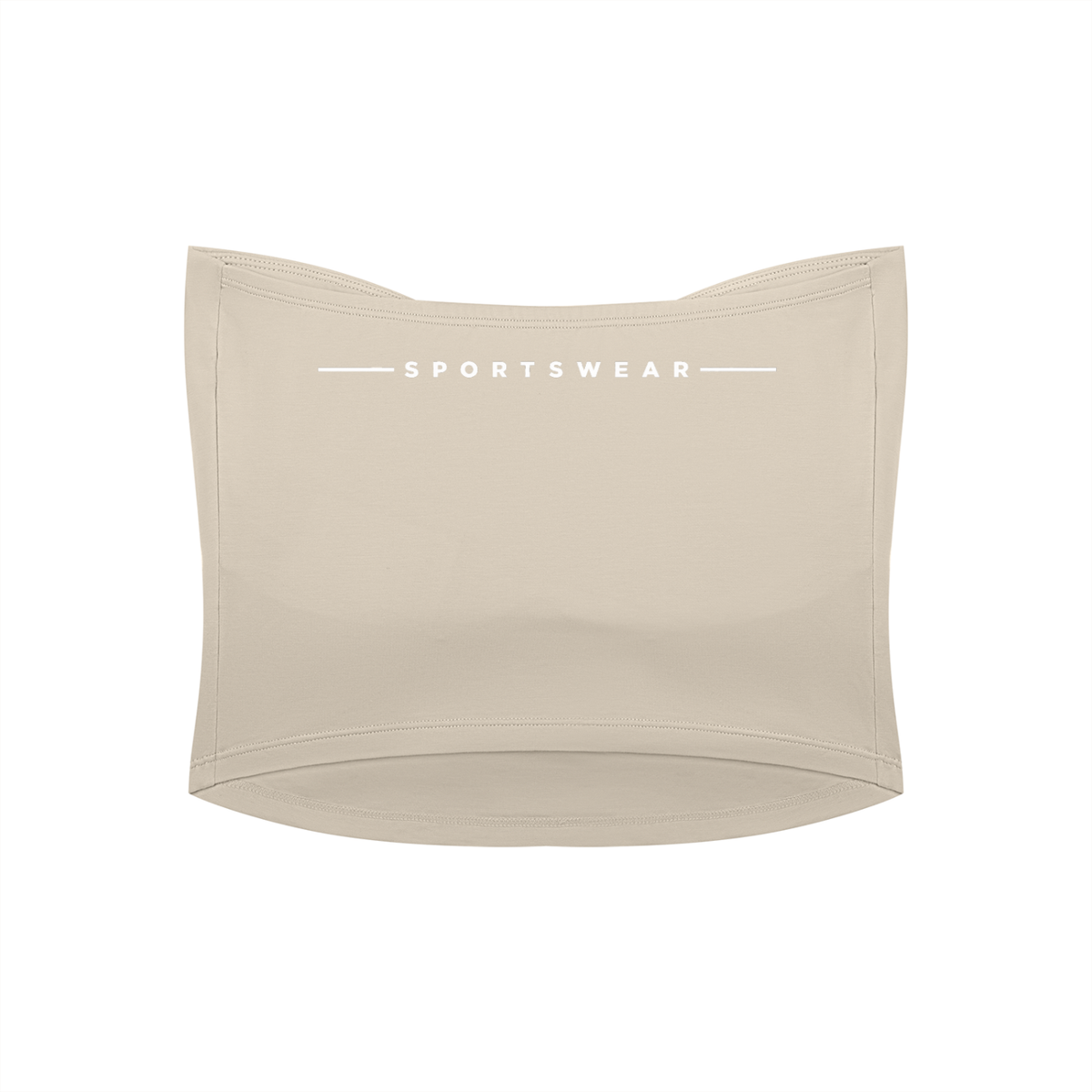 Women's Ruched Cropped Tube Top
