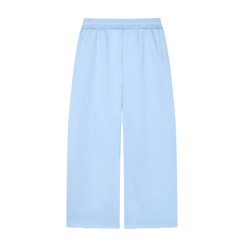 Women’s Wide Leg Raw Edge Sweatpants
