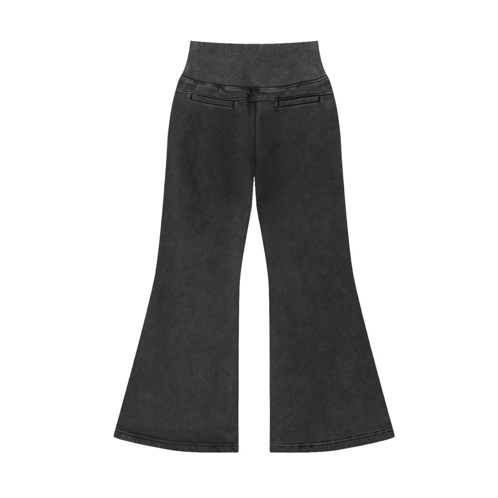 Flared Fleece Pants - Vintage Washed Gym Sweatpants | BRACE