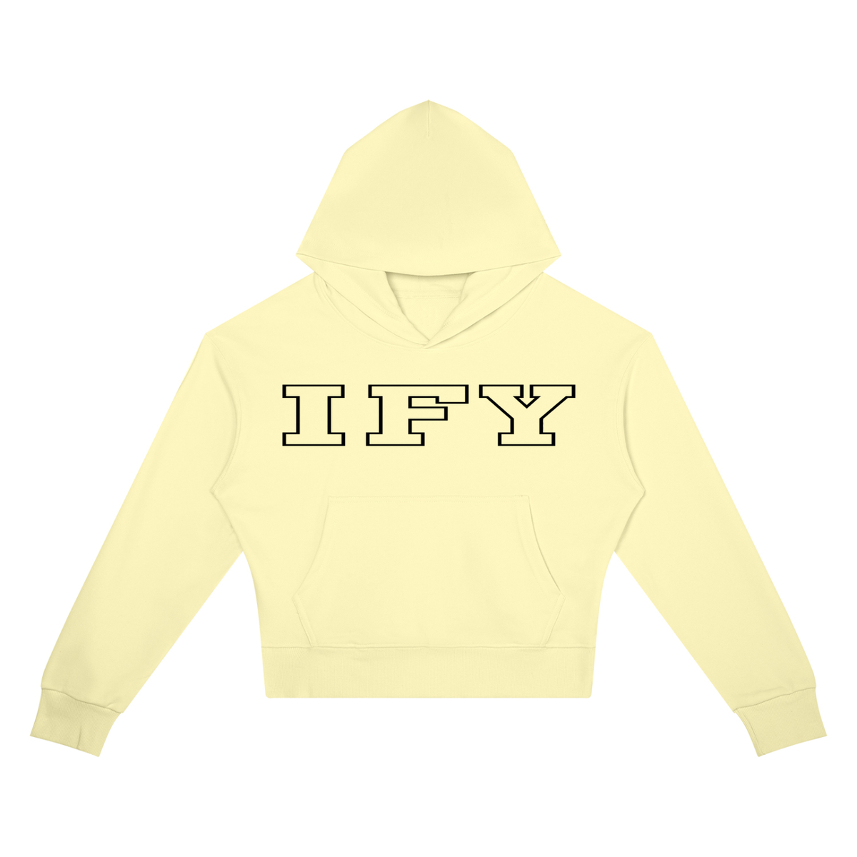 Crop Drop Shoulder Hoodie
