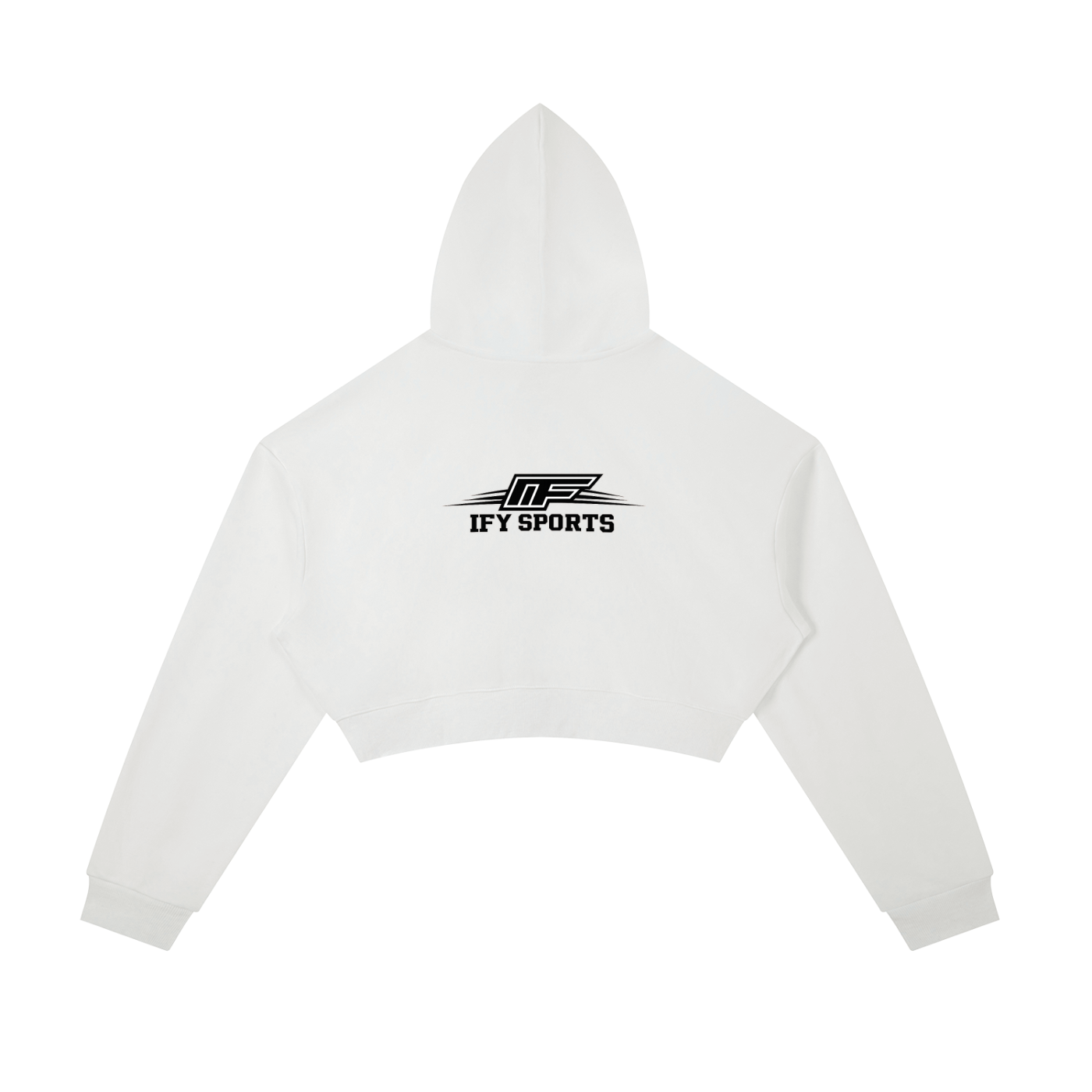 Essential Cropped Zip-Up Hoodie