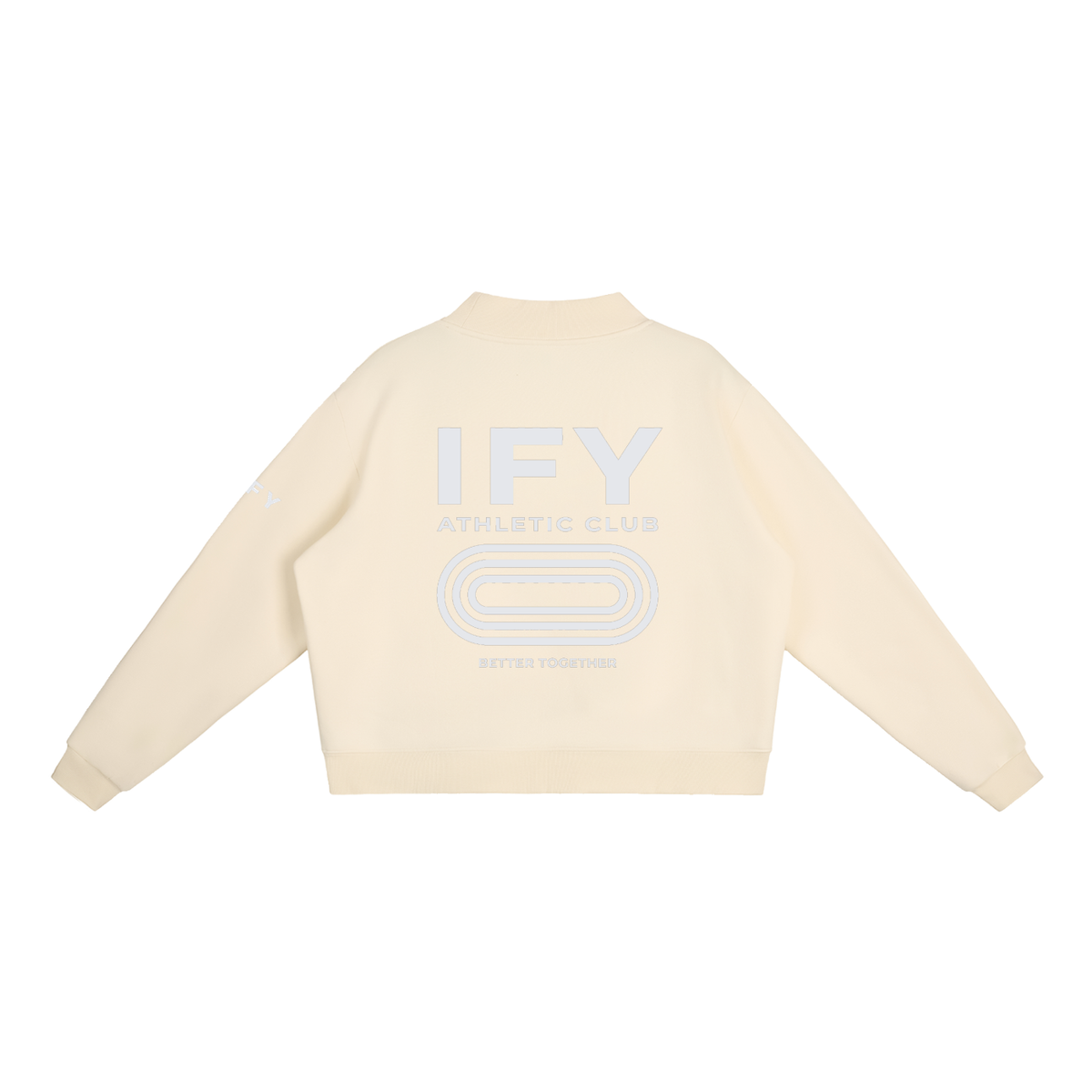 Mock-Neck Crew Sweatshirt