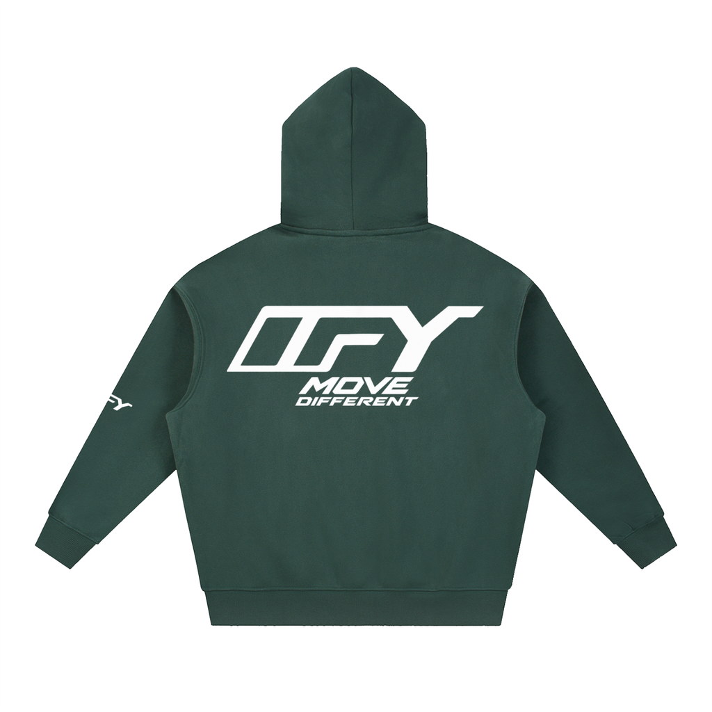 Essential Oversized Boxy Fit Fleece Hoodie