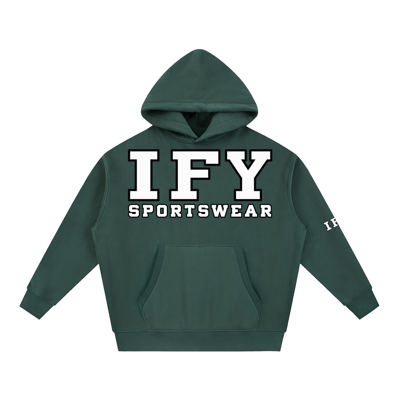 Essential Oversized Boxy Fit Fleece Hoodie