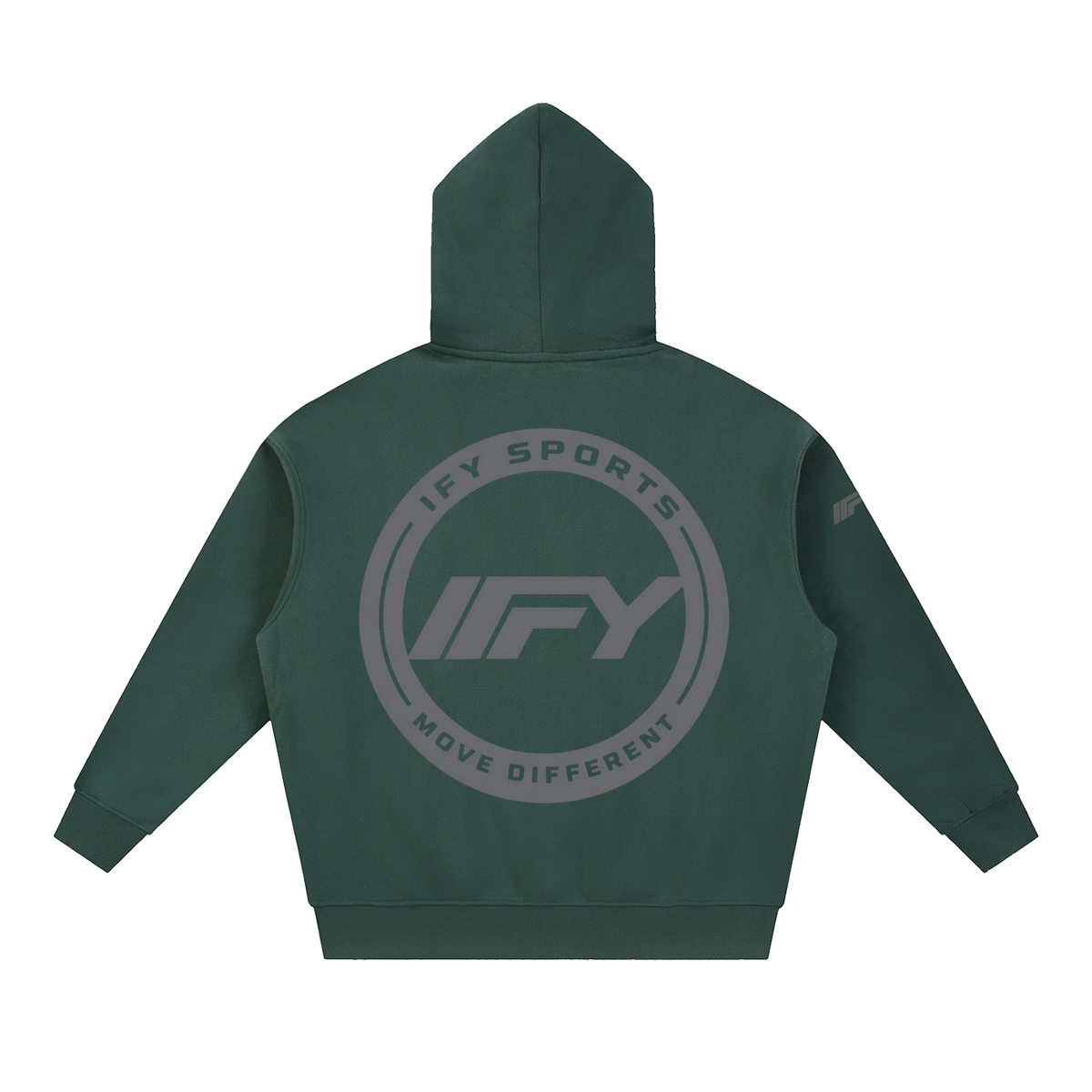 Essential Oversized Fleece Zip Hoodie
