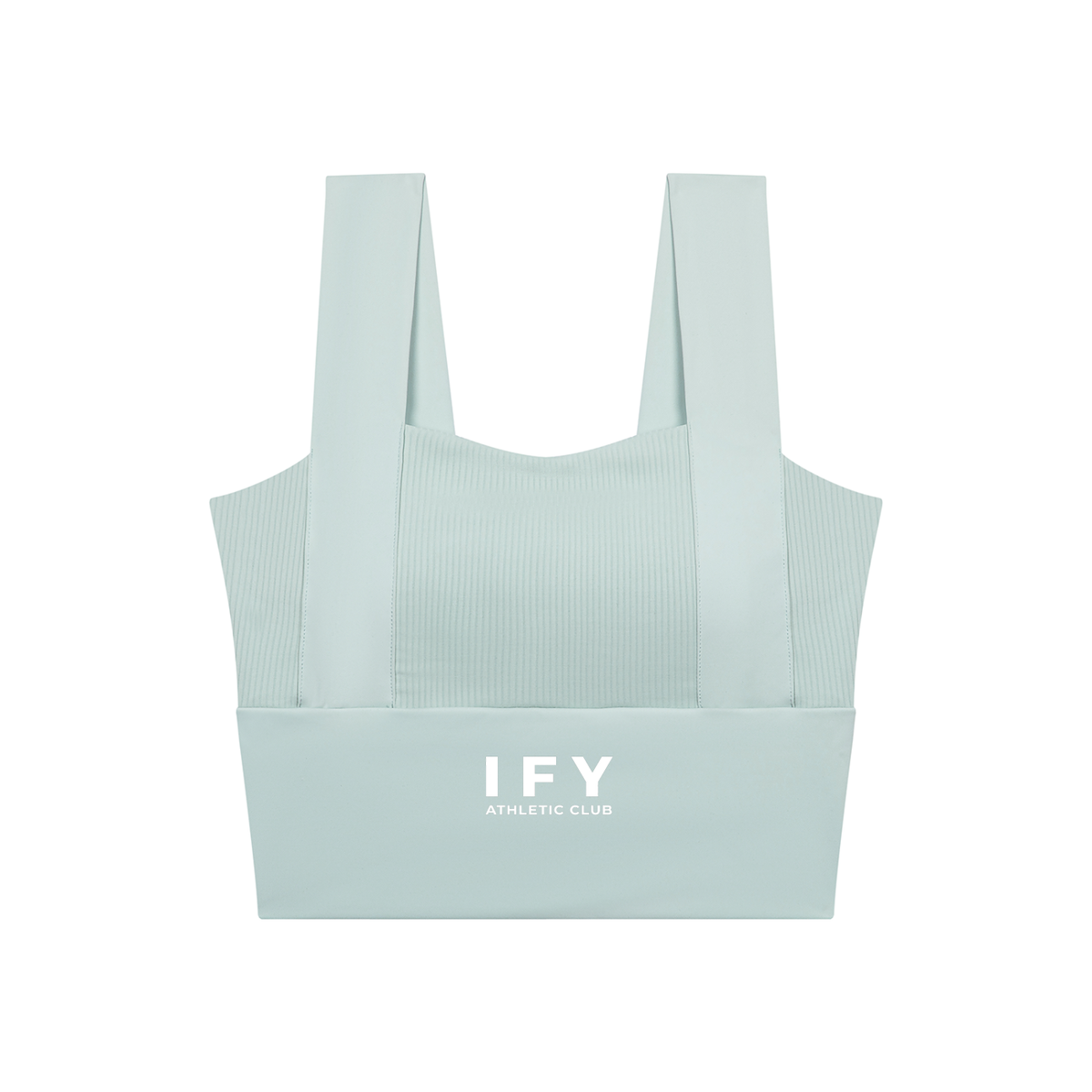 Square-Neck Yoga Crop Tank